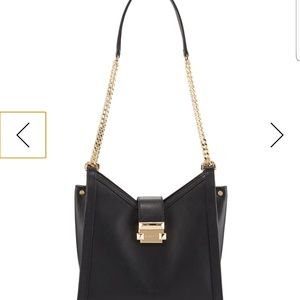 Michael Kors Whitney Leather Chain Shoulder Tote
